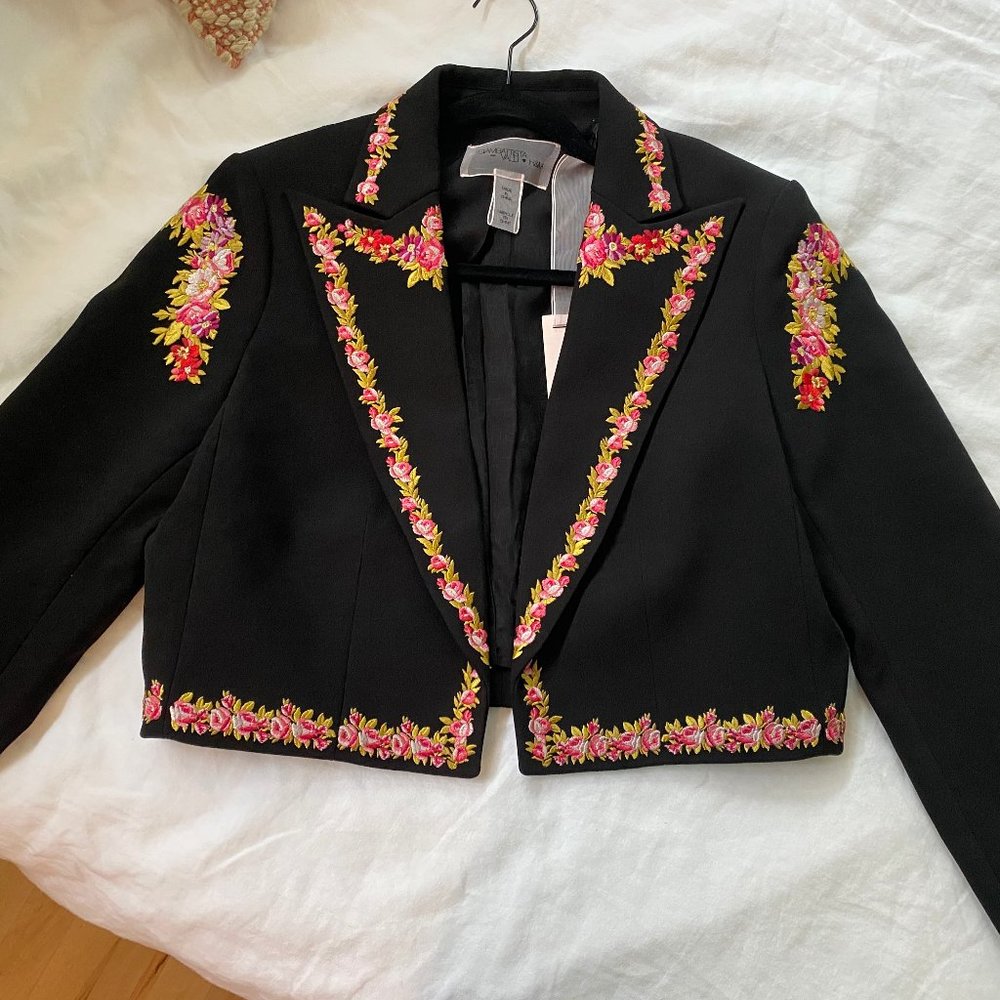 H&M x Giambattista Valli Blazer with Embroidery